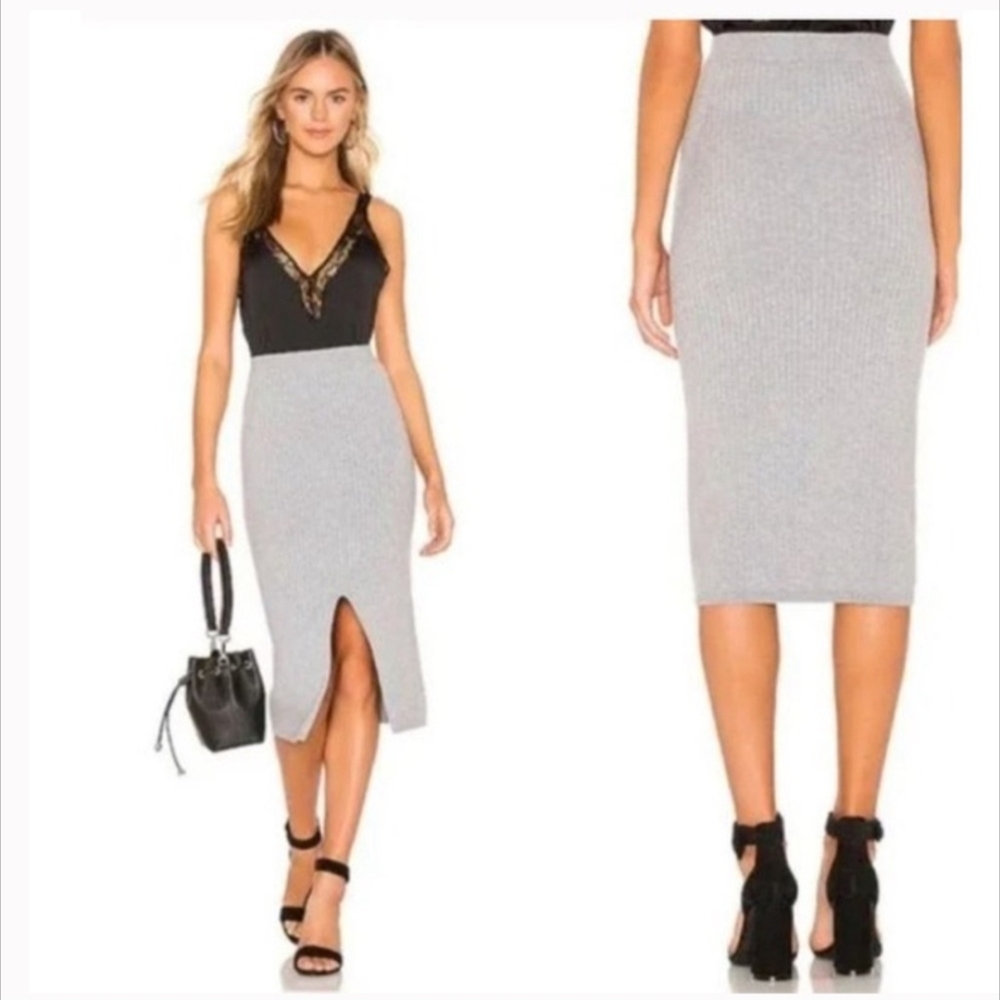 Free People - Skyline Midi Skirt 🩶